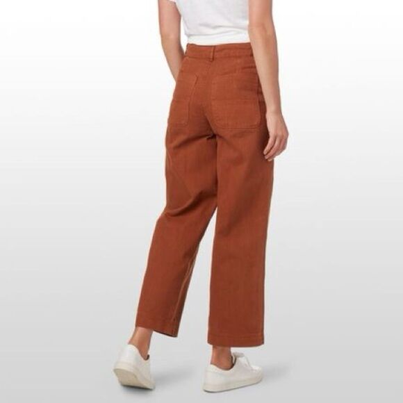 Free People Sunday Skies Wide-Leg Pant - Burnt Orange - Picture 1 of 8